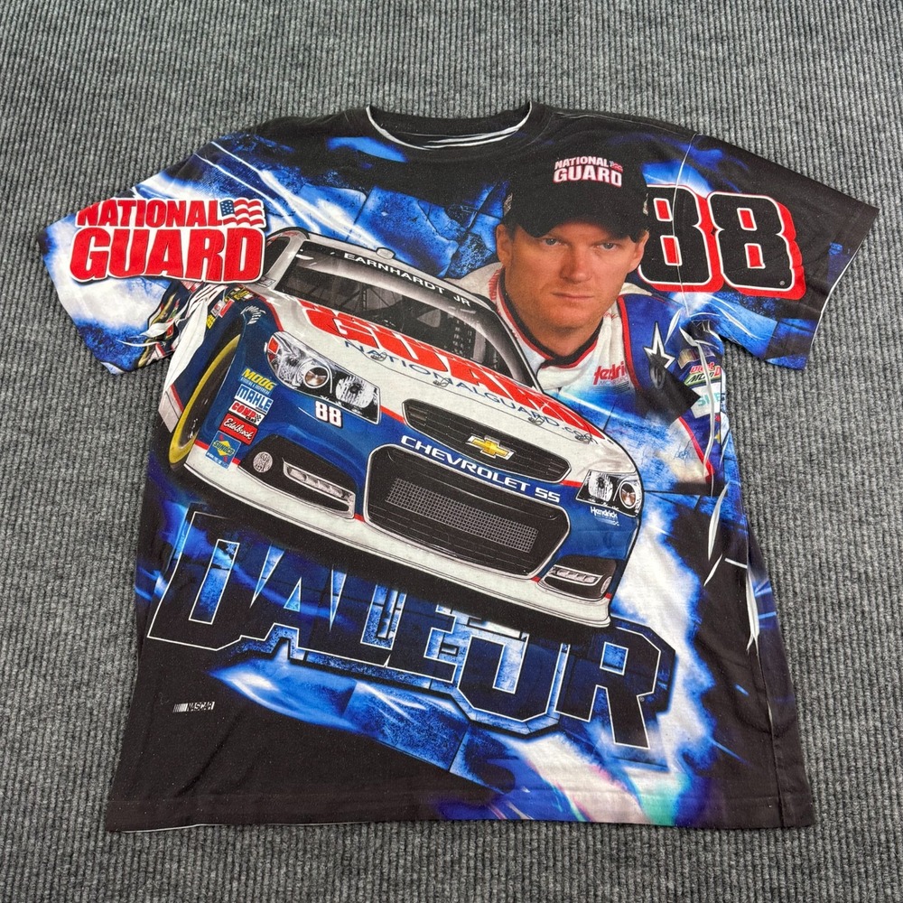 Dale Earnhardt Jr Chase Authentics Shirt Men XL Black All Over Print NASCAR